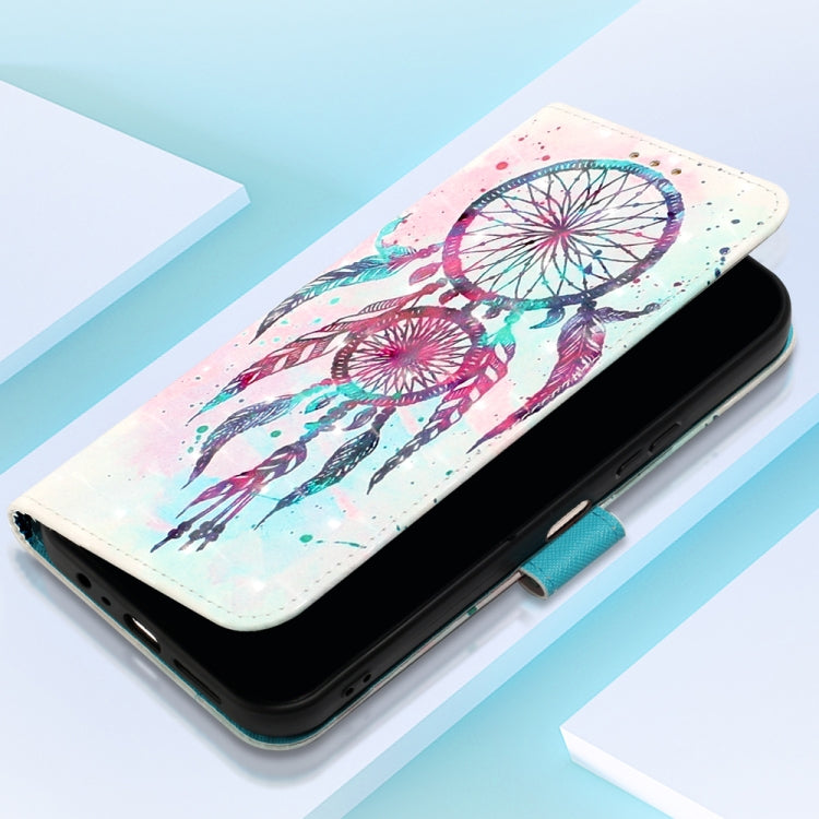 For Motorola Moto G Play 5G 2024 3D Painting Horizontal Flip Leather Phone Case(Color Drop Wind Chimes)