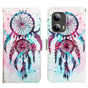 For Motorola Moto G Play 5G 2024 3D Painting Horizontal Flip Leather Phone Case(Color Drop Wind Chimes)