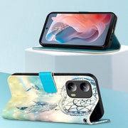 For Motorola Moto G Play 5G 2024 3D Painting Horizontal Flip Leather Phone Case(Dream Wind Chimes)