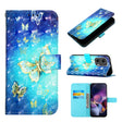 For Motorola Moto G Stylus 5G 2024 3D Painting Horizontal Flip Leather Phone Case(Golden Butterfly) - Motorola Cases by PMC Jewellery | Online Shopping South Africa | PMC Jewellery | Buy Now Pay Later Mobicred