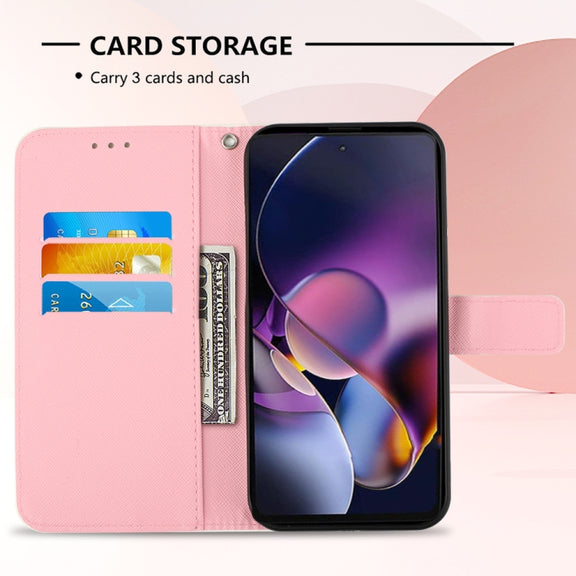 For Motorola Moto G Stylus 5G 2024 3D Painting Horizontal Flip Leather Phone Case(Chasing Dreams)
