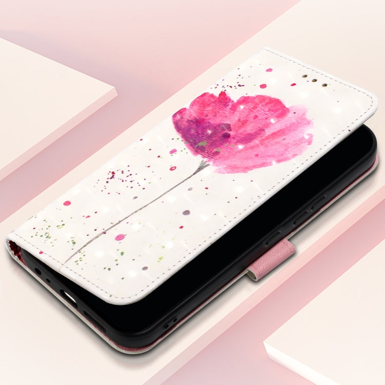 For Motorola Moto G Stylus 5G 2024 3D Painting Horizontal Flip Leather Phone Case(Flower)