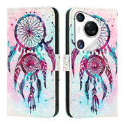 For Huawei Pura 70 Pro 3D Painting Horizontal Flip Leather Phone Case(Color Drop Wind Chimes)