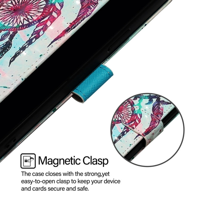 For Huawei Pura 70 Pro 3D Painting Horizontal Flip Leather Phone Case(Color Drop Wind Chimes)