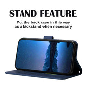 For Huawei Pura 70 Pro Crossbody 3D Embossed Flip Leather Phone Case(Blue)