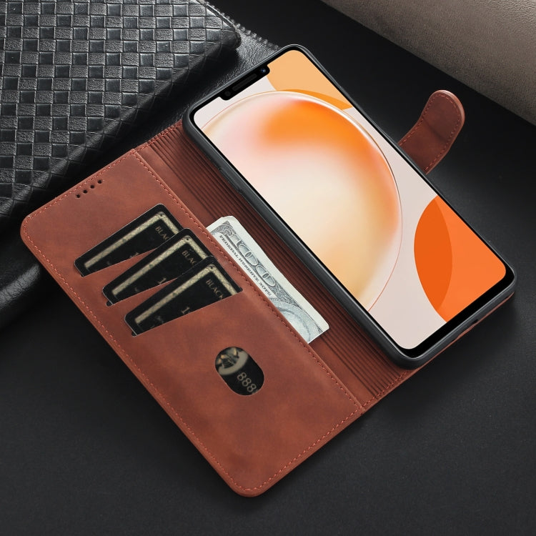 For Huawei Enjoy 60X/nova Y91 AZNS Skin Feel Calf Texture Flip Leather Phone Case(Black) - free shipping - PMC TechLife - Order now!