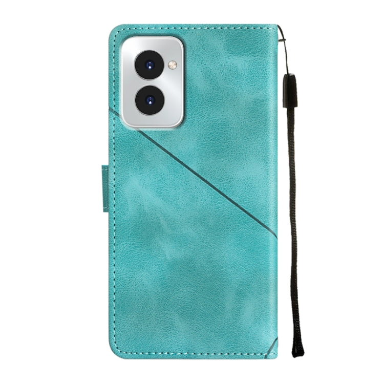 For Motorola Moto G Power 5G 2024 Skin Feel Embossed Leather Phone Case(Green)