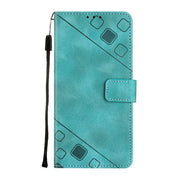 For Google Pixel 9 Pro XL Skin-feel Embossed Leather Phone Case(Green)