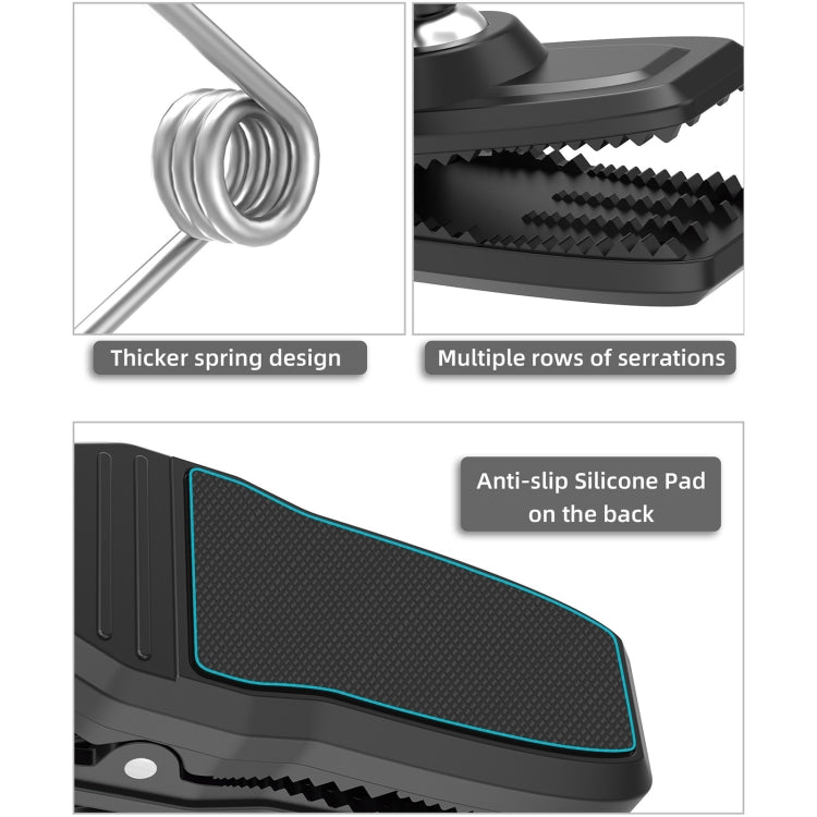 Sunnylife 360 Degree Rotation Swivel Backpack Clip Magnetic Suction Action Camera Mount(Black) - free shipping - PMC TechLife - Order now!