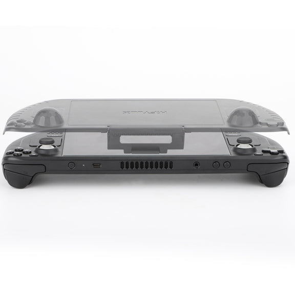 For Steam Deck Hifylux 3 in 1 Gaming Console Protector Guard Monitor Cover Sun Hood Kickstand Holder Mount(Black)