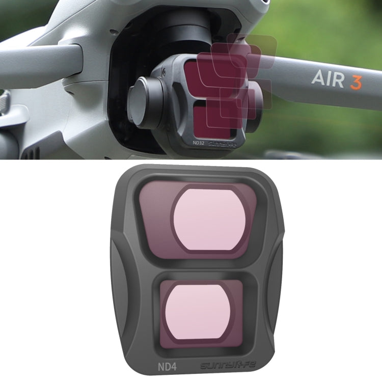 For DJI Air 3 Sunnylife Camera Lens Filter, Filter:ND4 - free shipping - PMC TechLife - Order now!