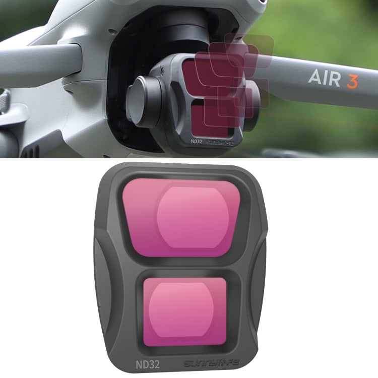 For DJI Air 3 Sunnylife Camera Lens Filter, Filter:ND32 - free shipping - PMC TechLife - Order now!