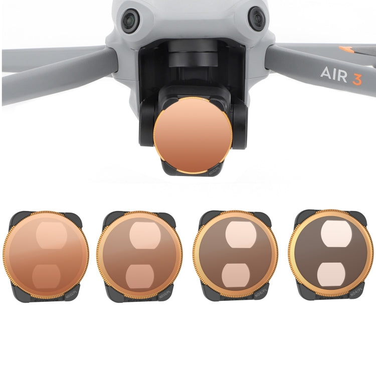 For DJI Air 3 Sunnylife Camera Lens Filter, Filter:4 in 1 ND4/PL ND8/PL ND16/PL ND32/PL - free shipping - PMC TechLife - Order now!