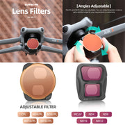 For DJI Air 3 Sunnylife Camera Lens Filter, Filter:4 in 1 ND4/PL ND8/PL ND16/PL ND32/PL