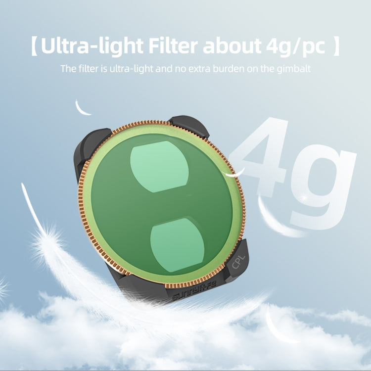 For DJI Air 3 Sunnylife Camera Lens Filter, Filter:4 in 1 ND4/PL ND8/PL ND16/PL ND32/PL