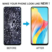 For OPPO A78 4G CPH2565 Original AMOLED LCD Screen with Digitizer Full Assembly