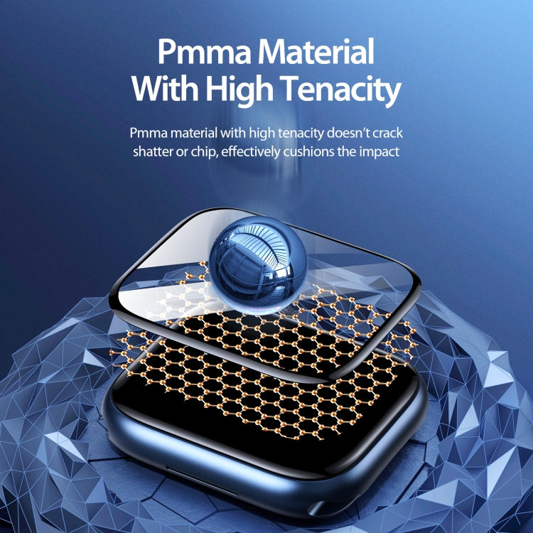 For Apple Watch Series 10 42mm DUX DUCIS Pmma Series 3D Surface Composite Soft Watch Film