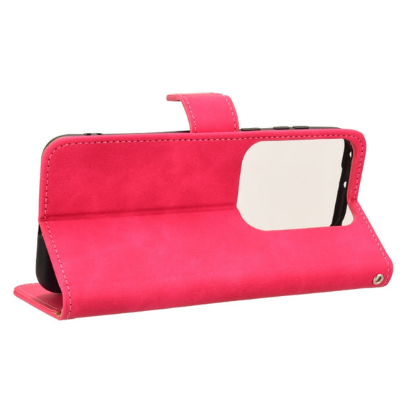 For Huawei Pura 70 Pro Skin Feel Magnetic Flip Leather Phone Case(Rose Red)