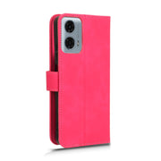 For Motorola Moto G Power 5G 2024 Skin Feel Magnetic Flip Leather Phone Case(Rose Red)