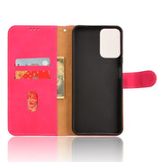 For Motorola Moto G Power 5G 2024 Skin Feel Magnetic Flip Leather Phone Case(Rose Red)
