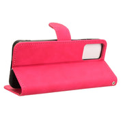 For Motorola Moto G Paly 4G 2024 Skin Feel Magnetic Flip Leather Phone Case(Rose Red)