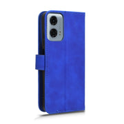 For Motorola Moto G Stylus 5G 2024 Skin Feel Magnetic Flip Leather Phone Case(Blue)