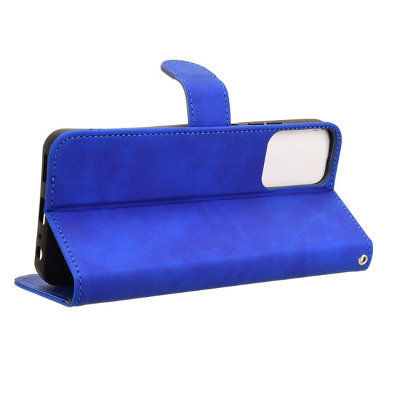 For Motorola Moto G Stylus 5G 2024 Skin Feel Magnetic Flip Leather Phone Case(Blue)