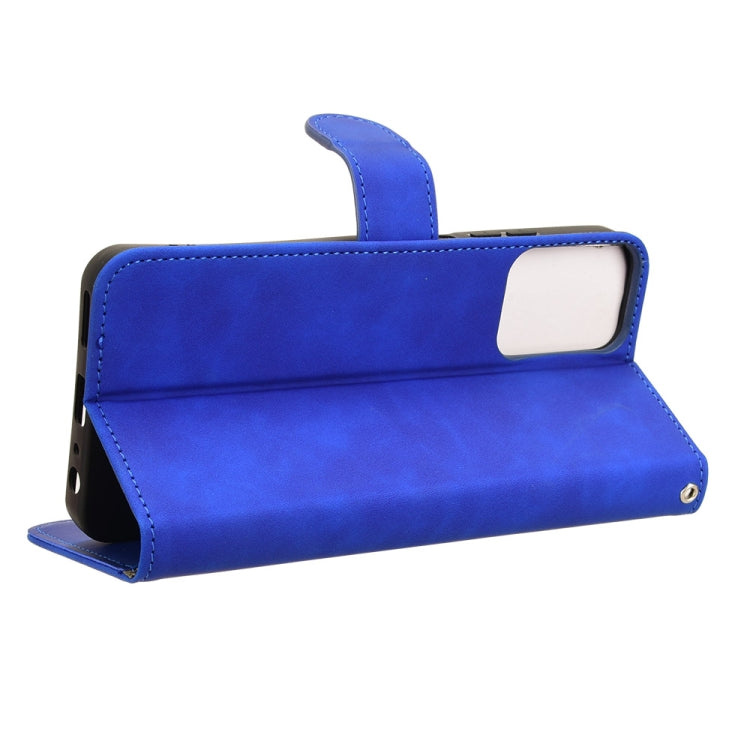 For Motorola Moto G Stylus 5G 2024 Skin Feel Magnetic Flip Leather Phone Case(Blue)