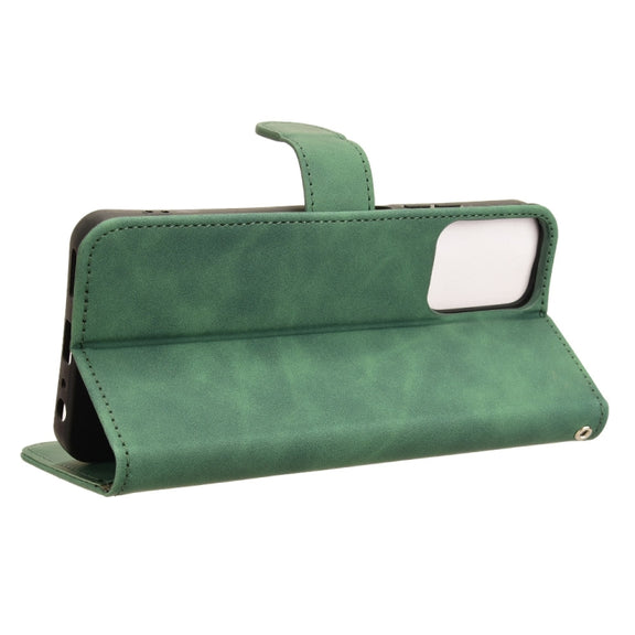 For Motorola Moto G Stylus 5G 2024 Skin Feel Magnetic Flip Leather Phone Case(Green)