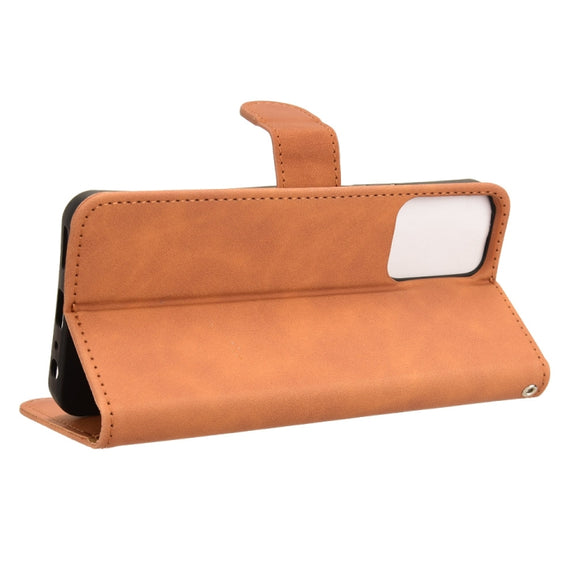 For Motorola Moto G Stylus 5G 2024 Skin Feel Magnetic Flip Leather Phone Case(Brown)
