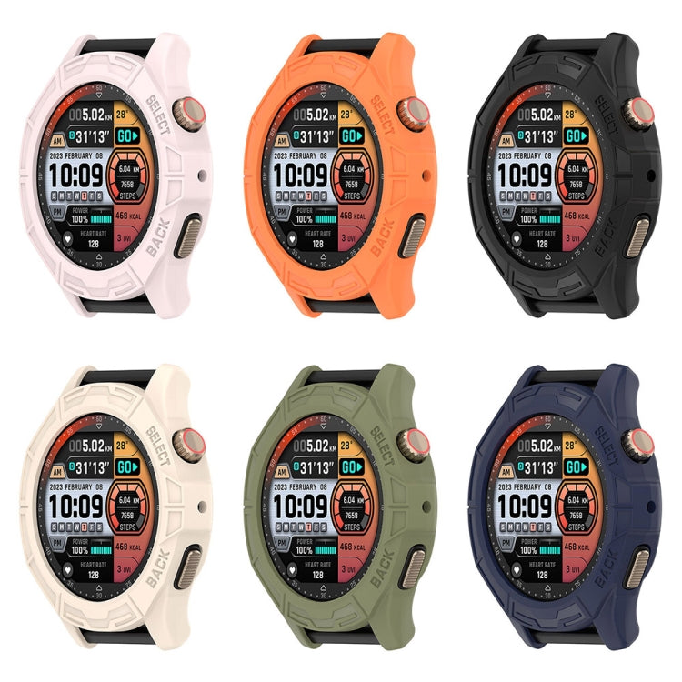 For Amazfit Cheetah / Cheetah Pro Armor Hollow Watch Protective Case(Starlight Color) - Watch Cases by PMC TechLife | Online Shopping South Africa | PMC TechLife