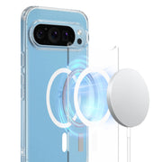 For Google Pixel 9 Pro MagSafe Clear Acrylic PC Hybrid TPU Phone Case(Transparent)