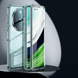 For Huawei Mate 60 Pro Magnetic Double-side HD Tempered Glass Phone Case(Cyan-blue) - Huawei Cases by PMC TechLife | Online Shopping South Africa | PMC TechLife | Buy Now Pay Later Mobicred