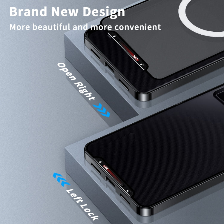 For Xiaomi Redmi K60 Ultra / 13T / 13T Pro Aromatherapy Magnetic Metal Phone Case(Black) - Redmi K60 Ultra Cases by PMC TechLife | Online Shopping South Africa | PMC TechLife | Buy Now Pay Later Mobicred