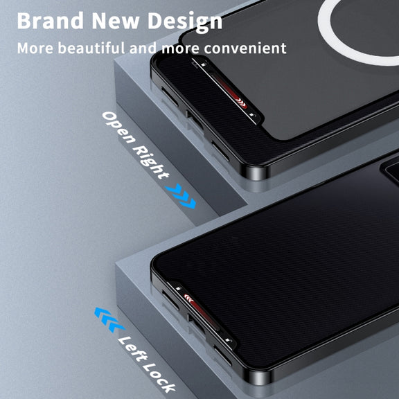 For Xiaomi Redmi K60 Ultra / 13T / 13T Pro Aromatherapy Magnetic Metal Phone Case(Black)