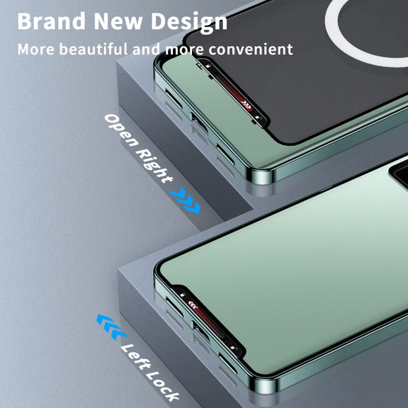 For Xiaomi Redmi K60 Ultra / 13T / 13T Pro Aromatherapy Magnetic Metal Phone Case(Green)