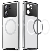 For Xiaomi Redmi K60 Ultra / 13T / 13T Pro Aromatherapy Magnetic Metal Phone Case(Silver)
