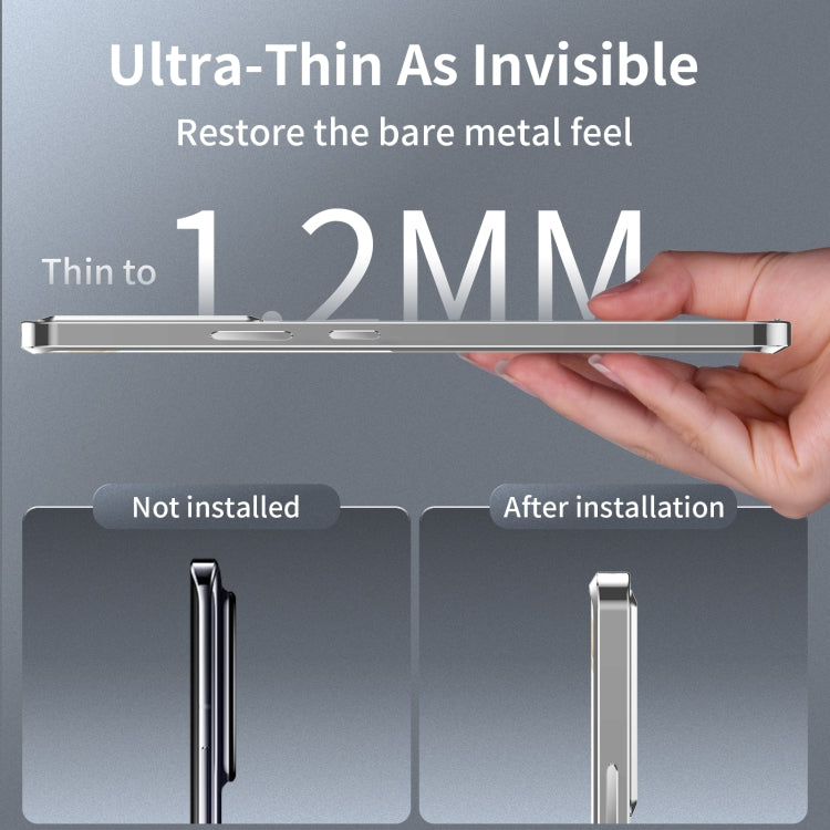 For Xiaomi Redmi K60 Ultra / 13T / 13T Pro Aromatherapy Magnetic Metal Phone Case(Silver) - free shipping - PMC Jewellery - Order now!