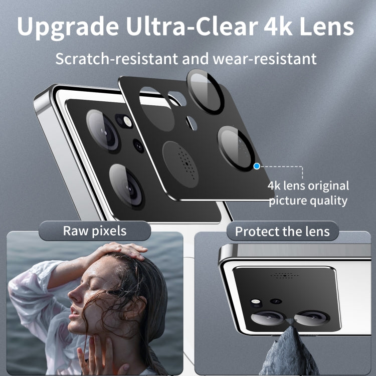 For Xiaomi Redmi K60 Ultra / 13T / 13T Pro Aromatherapy Magnetic Metal Phone Case(Silver)
