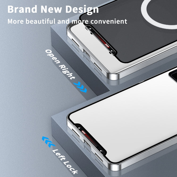 For Xiaomi Redmi K60 Ultra / 13T / 13T Pro Aromatherapy Magnetic Metal Phone Case(Silver) - free shipping - PMC Jewellery - Order now!
