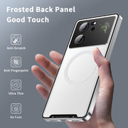 For Xiaomi Redmi K60 Ultra / 13T / 13T Pro Aromatherapy Magnetic Metal Phone Case(Silver)
