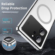 For Xiaomi Redmi K60 Ultra / 13T / 13T Pro Aromatherapy Magnetic Metal Phone Case(Silver)