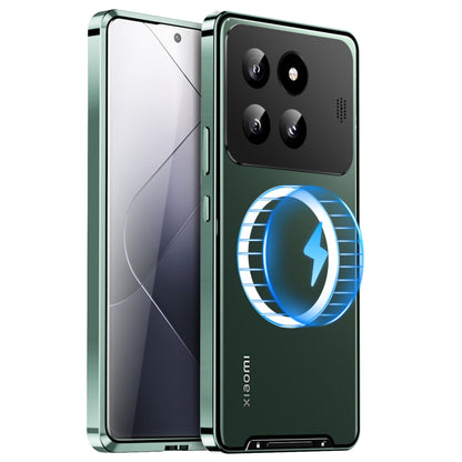 For Xiaomi 14 Pro Aromatherapy Magnetic Metal Phone Case(Green) - free shipping - PMC Jewellery - Order now!