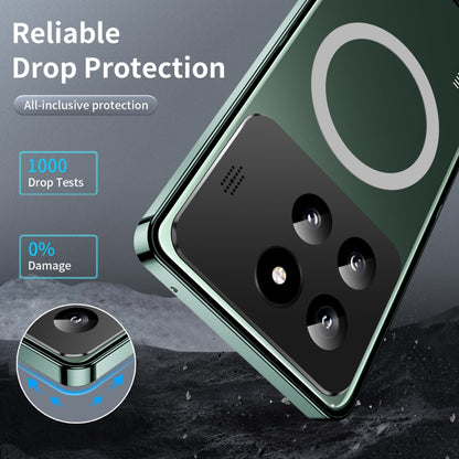For Xiaomi 14 Pro Aromatherapy Magnetic Metal Phone Case(Green) - free shipping - PMC Jewellery - Order now!