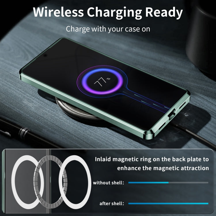 For Xiaomi 14 Pro Aromatherapy Magnetic Metal Phone Case(Green) - free shipping - PMC Jewellery - Order now!