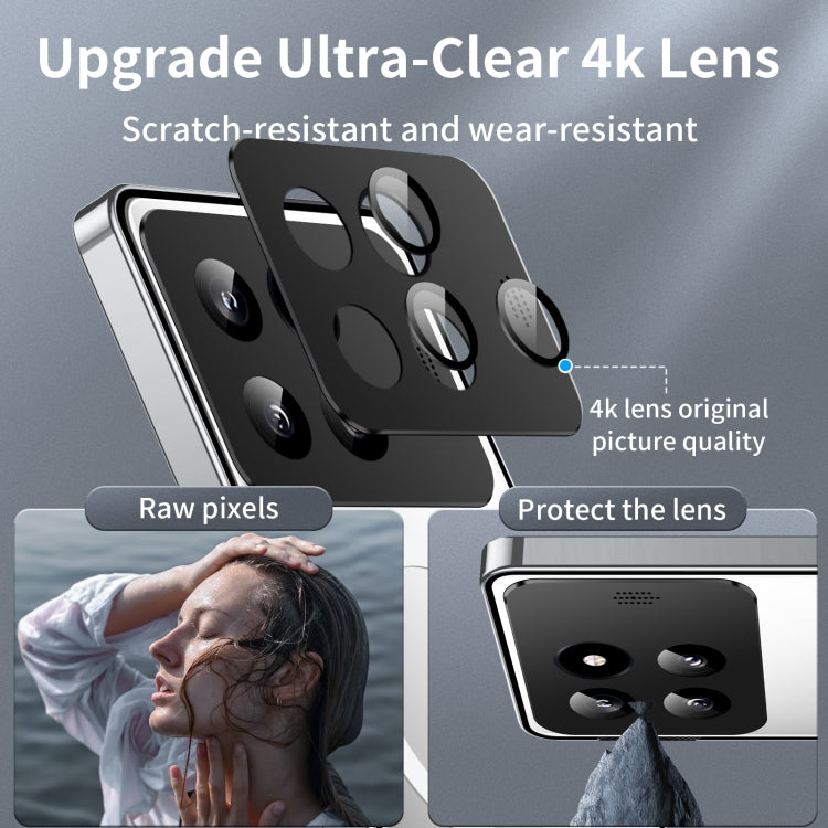 For Xiaomi 14 Pro Aromatherapy Magnetic Metal Phone Case(Silver) - free shipping - PMC Jewellery - Order now!