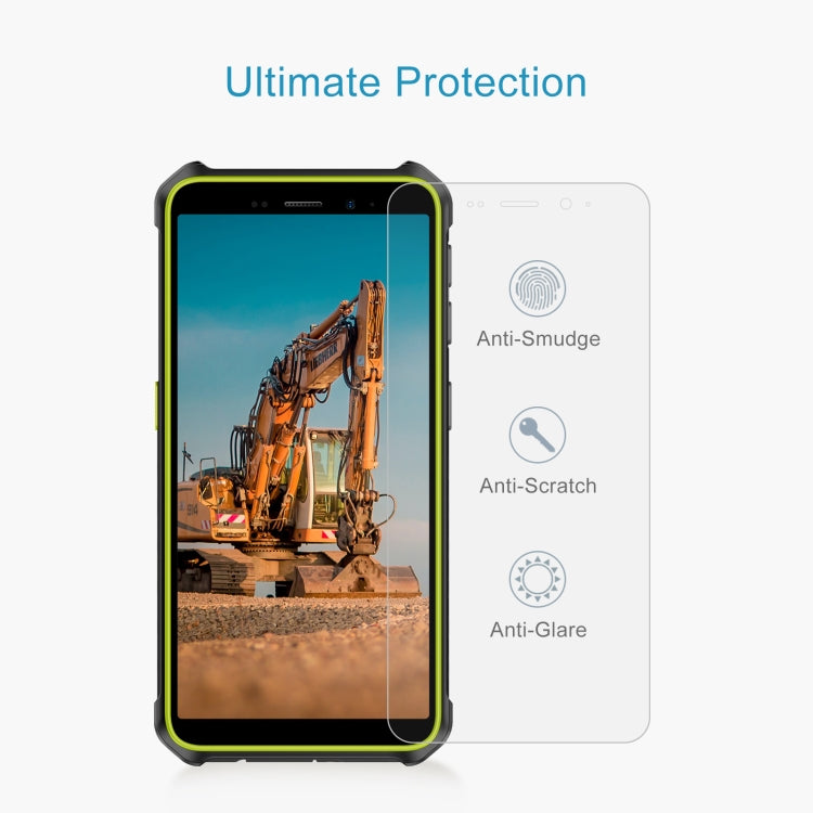 For Ulefone Armor X12 50pcs 0.26mm 9H 2.5D Tempered Glass Film