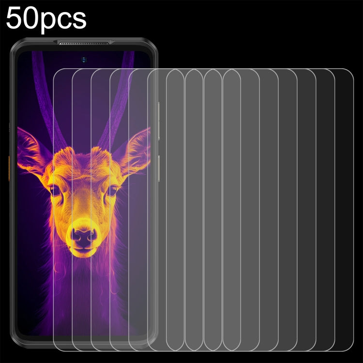 For Ulefone Armor 25T 50pcs 0.26mm 9H 2.5D Tempered Glass Film - Ulefone Tempered Glass by PMC Jewellery | Online Shopping South Africa | PMC Jewellery | Buy Now Pay Later Mobicred