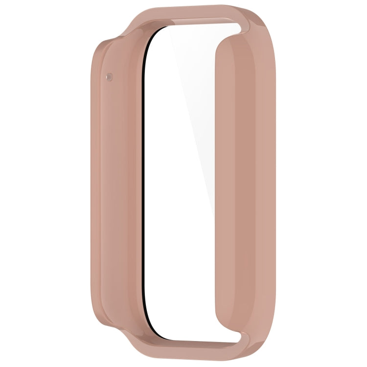 For Xiaomi Mi Band 8 Pro PC + Tempered Glass Film Integrated Watch Protective Case(Pink)
