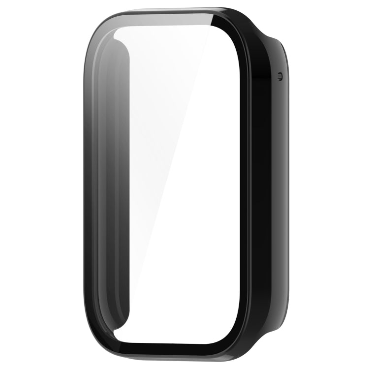For Xiaomi Mi Band 8 Pro PC + Tempered Glass Film Integrated Watch Protective Case(Black) - Watch Cases by PMC TechLife | Online Shopping South Africa | PMC TechLife | Buy Now Pay Later Mobicred